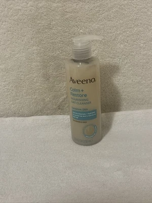Limpiador facial Aveeno Calm + Restore para piel sensible con avena nutritiva NUEVO Foto 1 de 4