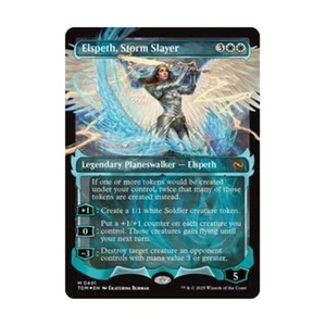 WOTC Tarkir: Dragonstorm Elspeth, Storm Slayer (Showcase) (MR) (Foil) NM - Picture 1 of 1