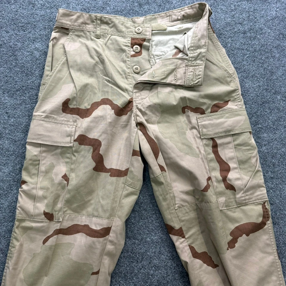 Pantalones de Combate Camuflaje Desierto Ejército de Estados Unidos Pequeños Regulares NYLON RIPSTOP Foto 1 de 4