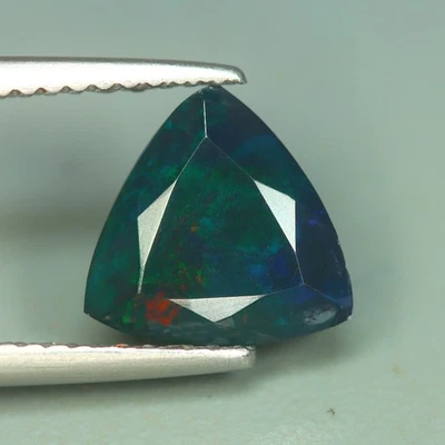 1.07 Cts_Exceptional 3D Multi Color Play_100 % Natural Solid Welo Black Opal - Image 1 of 3