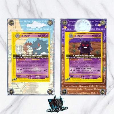 x2 Pokemon Gengar 48/165 13/165 Expedition Skyridge Extended Artwork Case - Image 1 of 4