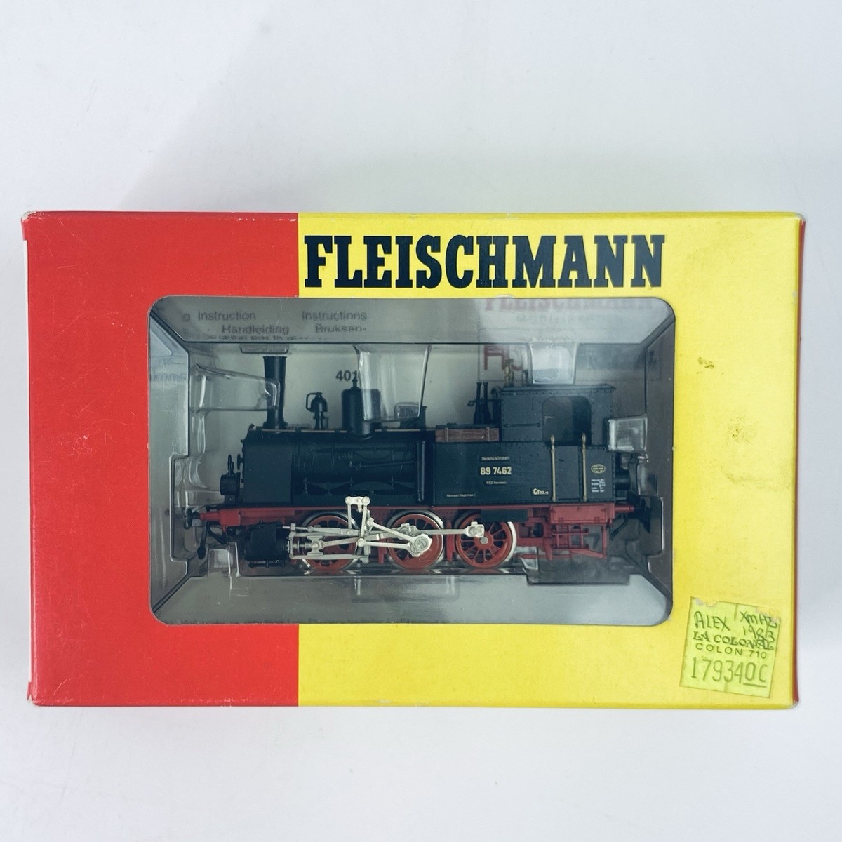 Fleischmann HO Black Steam Locomotive Model Railroad Fleischmann HO Black Steam Locomotive Model Railroad