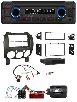 Blaupunkt Lenkrad MP3 CD Bluetooth USB Autoradio für Mazda 2 2007-2014 nur Panas - Bild 1 von 4