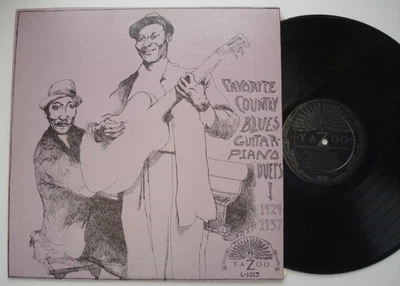 FAVORITE COUNTRY BLUES PIANO GUITAR DUETS Carr 1929-1937 YAZOO original vinyl LP - Image 1 of 4