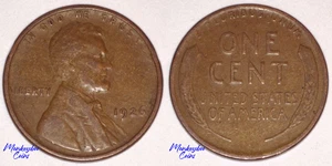 1926 Lincoln Wheat Cent - Woody Wood Grain Improper Alloy Mix - Rare Mint Error - Picture 1 of 4