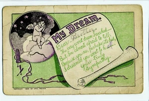 1909 My Dream, postal vintage @Emil Meyer - Imagen 1 de 2