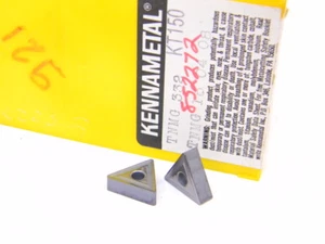 NUOVO SURPLUS 10 PEZZI. KENNAMETAL TNMG 332 GRADO: INSERTI CERMET KT150 - Foto 1 di 1
