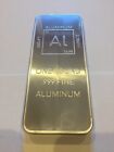 1 (One) Pound .999 Aluminum Bullion Bar By Unique Metals