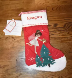 Pottery Scheune Kind gesteppt beleuchtet Strumpf Efeu die Fee Monogramm Reagan - Bild 1 von 3