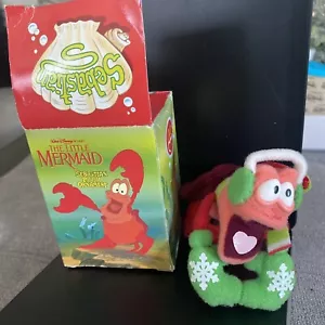 Vintage McDonalds Happy Meal peluche sirenetta ornamenti Sebastian IN SCATOLA - Foto 1 di 12