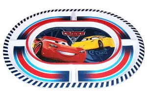 Disney Pixar Cars 3 Divided Race Track Children's Plate Fun Good Cond SEE NOTES - Picture 1 of 5