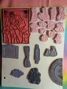 Hoja de variedad de estampillas de goma con respaldo gris 20 piezas - Imagen 1 de 7