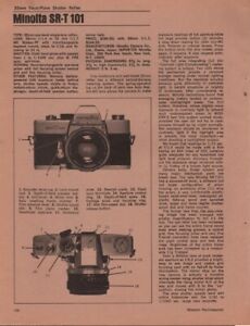 Minolta/Mamiya - SR-T 101/1000 DTL - Original Kamera Magazin Bericht - 1968