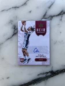 2020-21 Panini Court Kings Heir Apparent Cole Anthony RC #HA-CAN, Auto, #d/99 - Picture 1 of 2