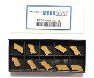 Maxx-Edge Carbide Insert MEGP3062R Grade ME7135 Grooving Inserts 10 Pack - Picture 1 of 1