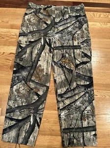 New Vintage Mossy Oak Pants Mens Size XL Camoflouge Tree Stand Camo Cargo Adjust - Picture 1 of 10