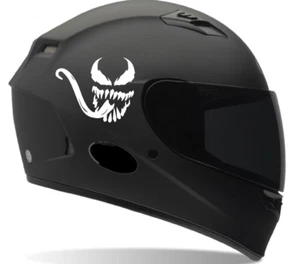 Venom helmet decals (2) Motorcycle helmet decals,Sticker.Fit Honda,Suzuki yamaha - Picture 1 of 13