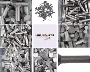 Nieten Alu Senkniete DIN 661 Aluniete Vollnieten Alu Senkkopf DIN661 Aluminium - Bild 1 von 3