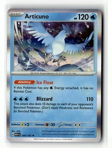 Carta Pokémon rara Articuno SV: Scarlet & Violet 151 #144/165 - Imagen 1 de 2