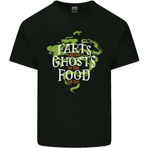 Farts are the Ghosts of Food Funny Flatulence Farting Kids T-Shirt Childrens - Picture 1 of 3