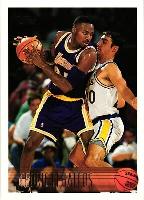 Tarjeta de baloncesto 1996-97 Topps #90 Cedric Ceballos Los Angeles Lakers Foto 1 de 2