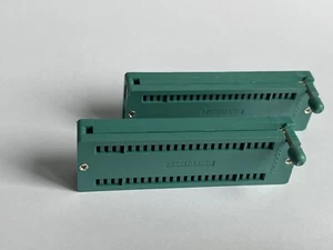 2x TRU COMPONENTS IC-Testsockel ZIF Sockel 24 Pin Rastermaß: 7.62 mm - Bild 1 von 3