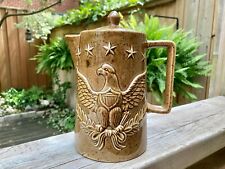 AMERICAN EAGLE STAR-STUDDED BAR WATER PITCHER JUG with LID (free shipping)