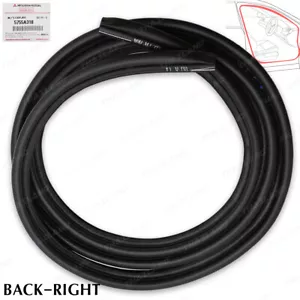 Fits Mitsubishi Pajero Sport 2016 21 Rear Rh Opening Door Weatherstrip Seal - Picture 1 of 8