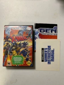 X-Men (Sega Genesis, 1993) CASE / Poster ONLY (No Manual/No Game Included) - Picture 1 of 2