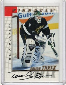 1997-98 Be A Player Autographs #35 Roman Turek