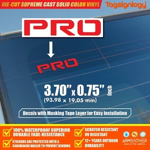 PRO UV Vinyl Decals for Toyota Tacoma 4Runner Tundra TRD Door Handle Window etc. - Picture 1 of 5