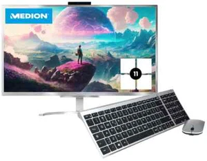 Computadora AiO Medion E23401 24" FHD Core i5-8250U 16GB DDR4 512GB SSD Win11 - Imagen 1 de 4