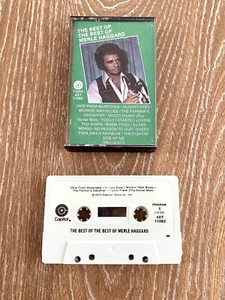 The Best Of The Best Of Merle Haggard Cassette Tape 1972 Capitol Records - Picture 1 of 9