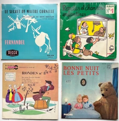 Collection de disques et disque-albums de chansons enfantines - Photo 1/3