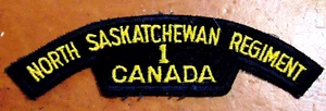 Canada Canadian armed Forces North Saskatchewan Regiment 2 badge flash B - Picture 1 of 2