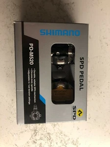 PEDALI CICLISMO MTB SHIMANO SPD PEDAL PD-M520 - Foto 1 di 6