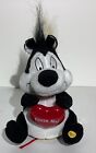 Talking Pepe Le Pew Keeze Me Plush With Heart Looney Tunes Warner Brothers