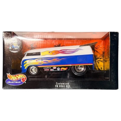Autobús de arrastre Volkswagen escala 1:18 diecast coleccionable Hot Wheels envío combinado $1 Foto 1 de 2