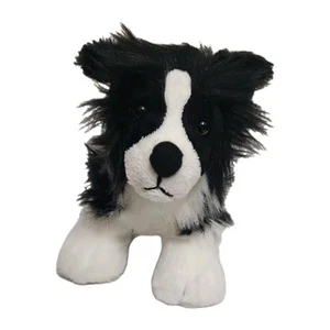 Webkinz Border Collie #HM413 Ganz Black And White Plush Dog ~ NO CODE - Picture 1 of 7