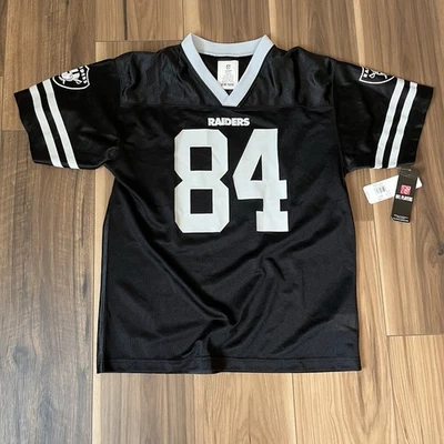 Футболка молодежная Antonio Brown Los Angeles Raiders XL #84 новая с ценниками детская для мальчиков - Изображение 1 из 4