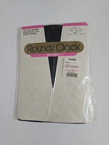Pantimedias Round the Clock Ultra Transparente Control Top Talla D Azul Marino Se Ajusta a 5'4"- 6'0" - Imagen 1 de 14