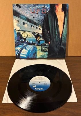UFO- Lights Out 1977 Chrysalis Records (CHR-1127) LP Vinyl- play tested - GUC - Image 1 of 4