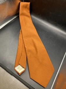 Vintage Towncraft JC Penny Mens Tie Orange Necktie - Picture 1 of 8