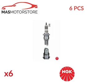 ENGINE SPARK PLUG SET PLUGS NGK 6801 6PCS A FOR PORSCHE 911 3.0 SC CARRERA 3L - Picture 1 of 5