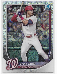 Mega caja cromada Bowman 2025 #42 Dylan Crews radiocontrol Washington Nationals - Imagen 1 de 2