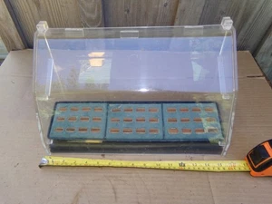 Vintage Plexiglas Juweliere Multi Ring Display Aufbewahrungsbox - Bild 1 von 3