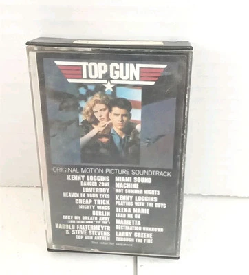 TOP GUN - ORIGINAL MOTION SOUNDTRACK CASSETTE TAPE VINTAGE 1986 CBS TOM CRUISE - Image 1 of 4