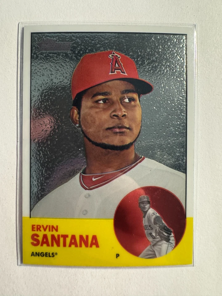 K304,390 - 2012 Topps Heritage Chrome #HP68 Ervin Santana #/1963 - Image 1 of 1