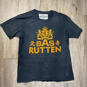 Camiseta para hombre Roots of Fight Bas Rutten negra talla XL Bloodlines hecha en EE. UU. - Imagen 1 de 7