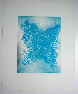 Aki Roland: Farb-Radierung -ninigino mikoto- von 1971 E/A Ex.  - Bild 1 von 4